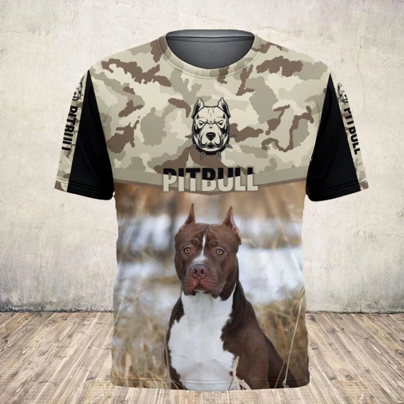 Unisex Pet Dog 3D Print T-Shirt For Men Clothing Summer Tops Short Sleeve Crewnack Fashion Casual Oversized Tees Shirt Camisetas