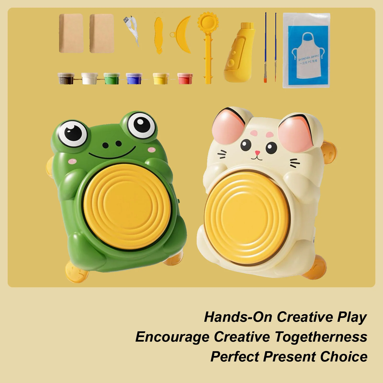 

Pottery Wheel For Kids At Home Pottery Set Educational Clay Sculpting Tools For Beginners Students Girls Boys Classroom School