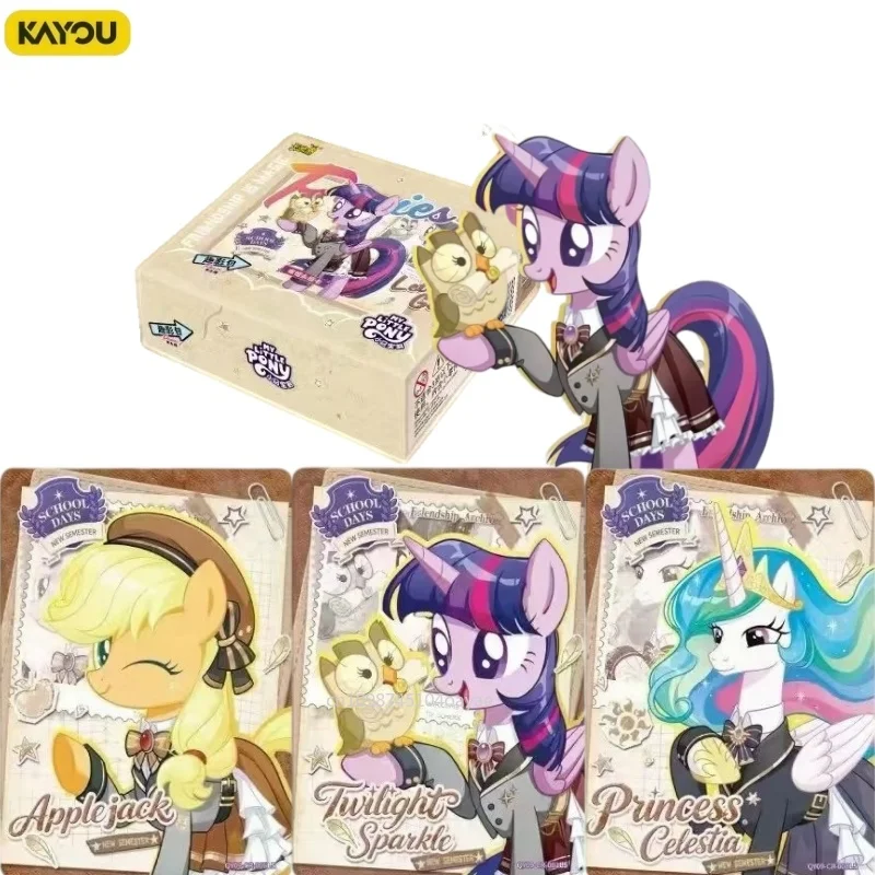 KAYOU New Product My Little Pony Friendship Magic Fun Movie Card Official Genuine Anime Peripheral Collection Card Holiday Gift