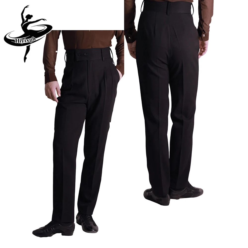 

Новые мужские брюки для латиноамериканских танцев 2026 года: модель «морковки» с высокой талией для самбы, ча-ча-ча, танго. Костюм для взрослых мужчин.