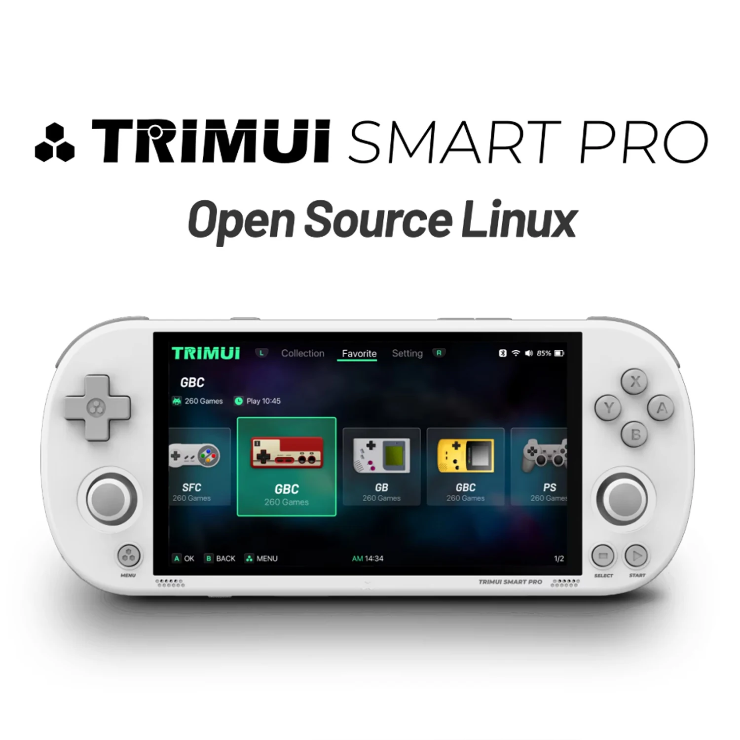 

128G 256G Trimui Smart Pro Handheld Game Console 4.96''IPS Screen Linux System Joystick RGB Lighting Retro Video Game Player NEW