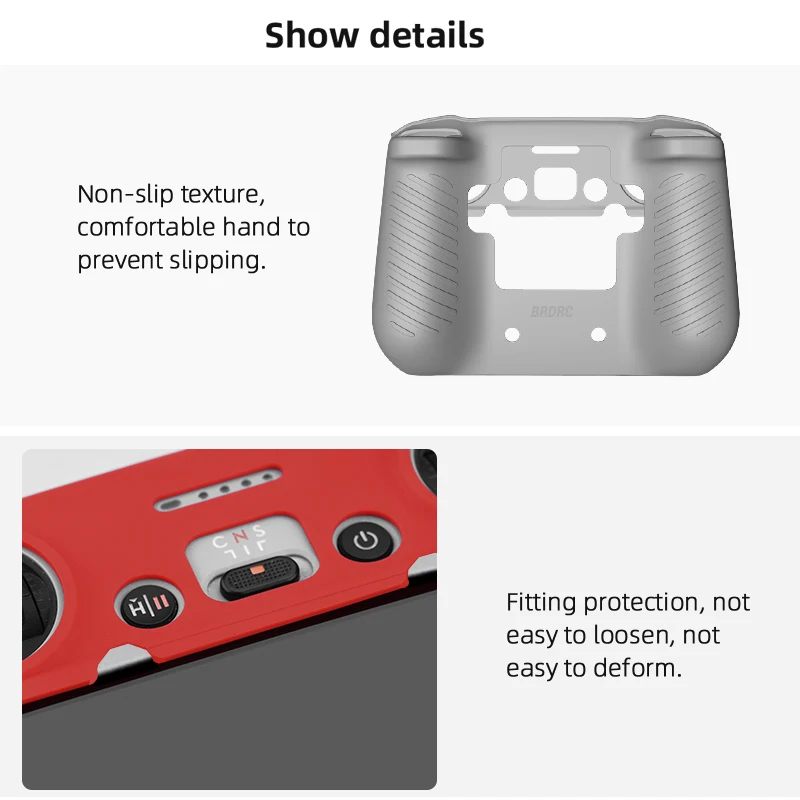 Silicone Case Cover for DJI Mini 3 Pro /Mavic 3/3 Classic Air 2S Remote Control Waterproof Protective Skin for DJI RC Accessory