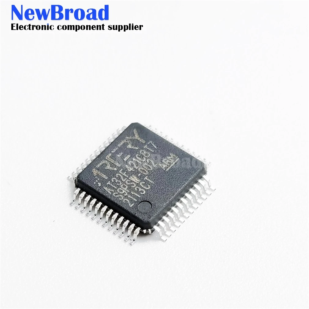 2 pieces AT32F421C8T7 AT32F421F8P7 421F8P7 421C8T7 LQFP-48 MCU Replace STM32F030C8T6