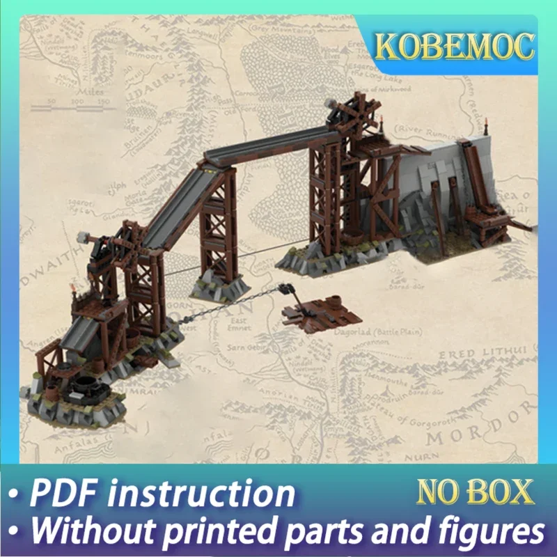 

Популярное кольцо, модель фильма Moc, строительные кирпичи, средневековая технология Орка, модульные блоки, подарки, рождественские игрушки, наборы «сделай сам», сборка