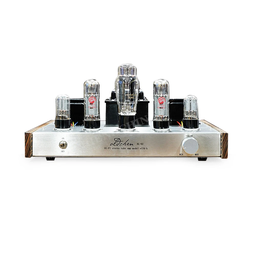 

LaoChen El34 Tube Amplifier HIFI Single-ended Class A handmade scaffolding Amp 10W