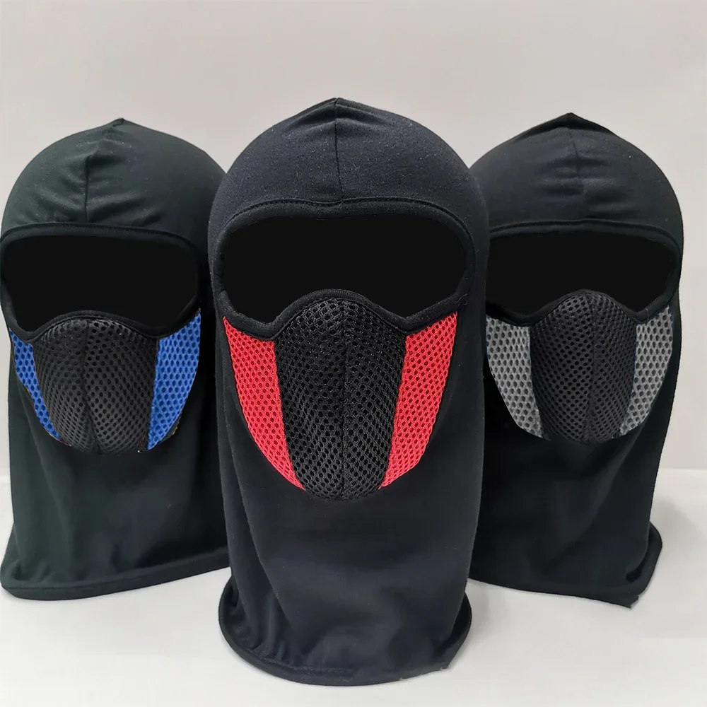 Men's Full Face Mask Cycling Windproof Motorcycle Balaclava Breathable Outdoor Sports Head Cover Hat for Outdoor Activities