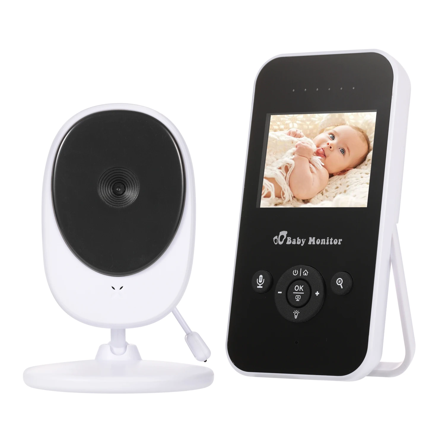 2.4Inch Wireless Long Distance Digital Baby Monitor Temperature Monitoring Lullaby Babysitter Nanny Cam Intercom VOX Baby Camera