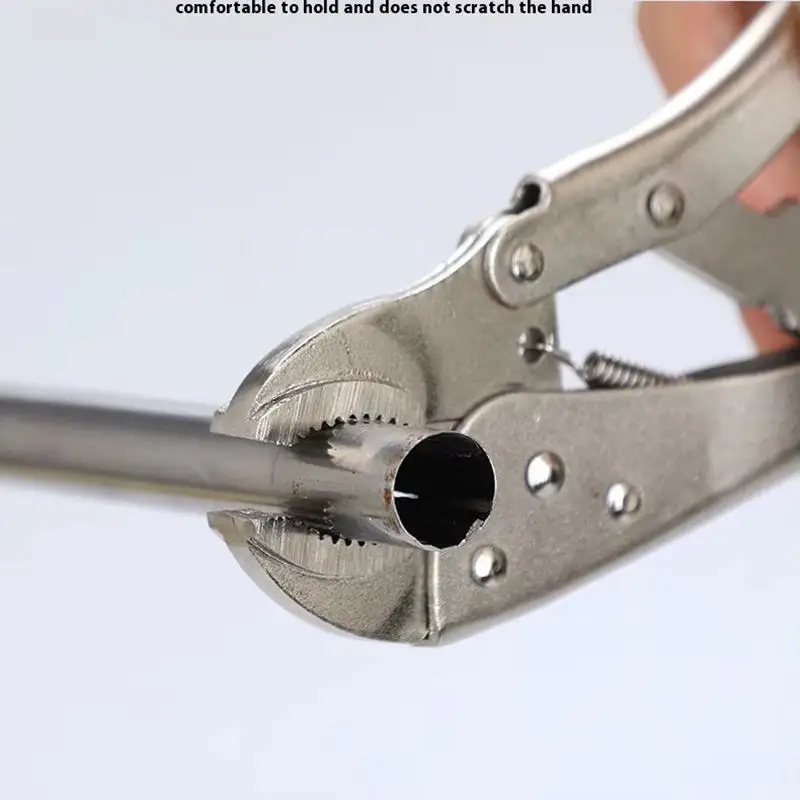 Set Tang Pengunci Profesional Alat Multifungsi Penjepit Wajah Logam Dapat Disesuaikan untuk Perbaikan Pengelasan Kayu dan Penggunaan Bengkel