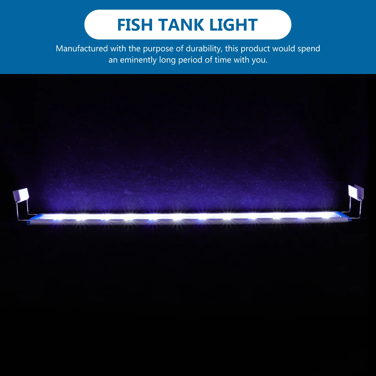 

1 шт., лампа для аквариума, светодиодный светильник для аквариума, компактное прочное осветительное устройство, ландшафтное украшение, светильник для аквариума, реквизит для макета сцены