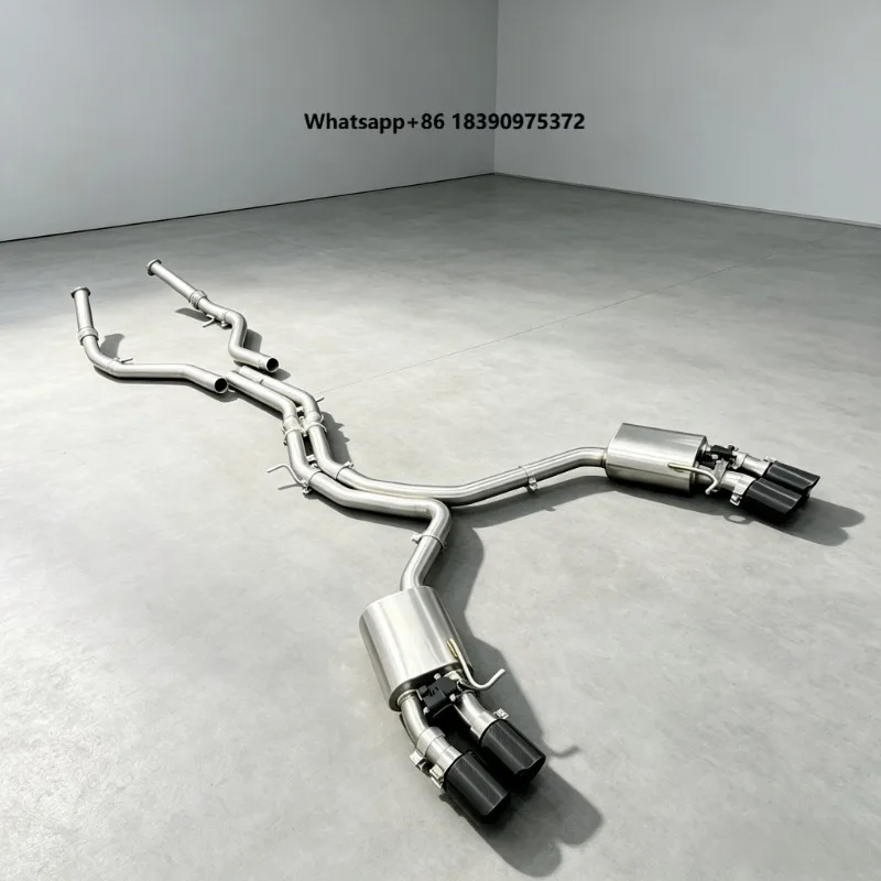 Balanced Exhaust 1.5mm Thick Reduces Engine Vibration Polished Stainless Steel   h003