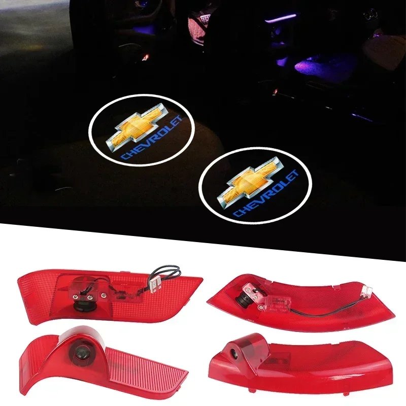 

2 шт., лампа приветствия двери автомобиля, светодиодная HD лампа для проектора, люминесцентные огни для chevrolet CAPTIVA epica 2007-2017, автоаксессуары