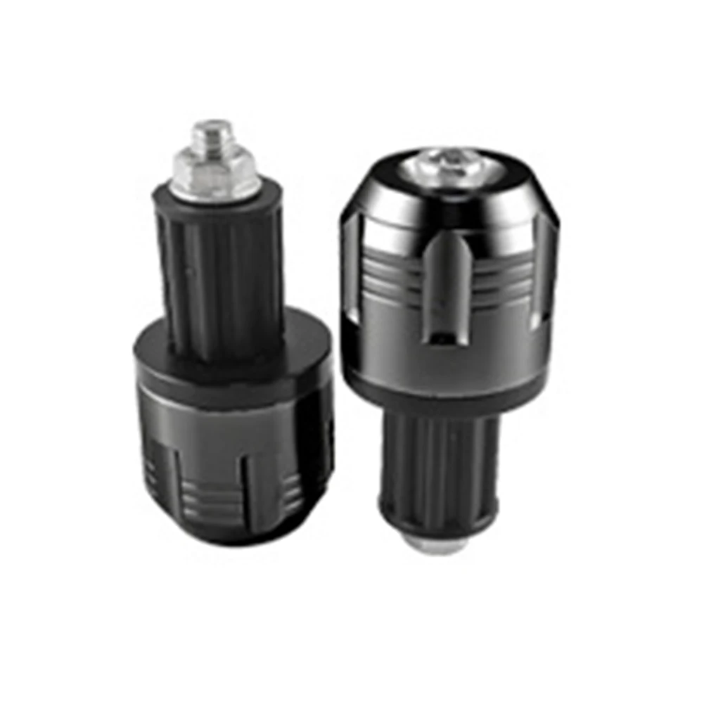 Off Road Electric Motorcycle Accessory Aluminum Alloy Handlebar End Covers Featuring 6 Slot Grip Enhancement Structure