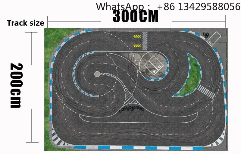 1/28 RC Mini-Z Professional Simulation Drift Track - Compatible with RW00, DRZ, GLD, BMX for Mosquito Racing Enthusiasts