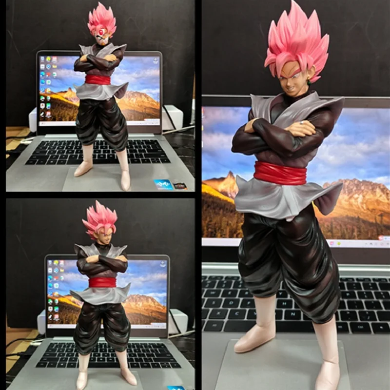 

27cm Dragon Ball Z Figure Super Saiyan Goku Black Zamasu Mask Action Figure Pvc Model Statue Collection Decoration Toys Gift