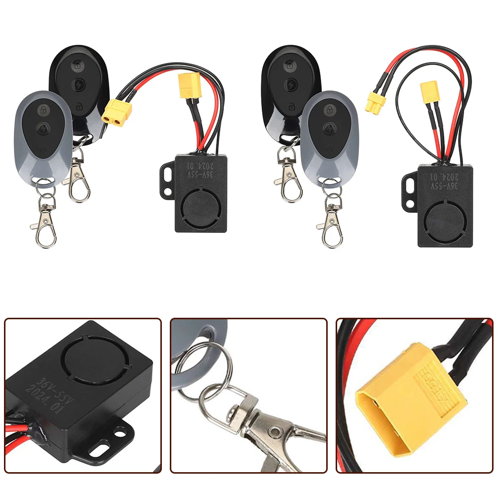 Anti-theft Alarm Set For M365/Max G30 Electric Scooter Remote Control Anti-theft Alarm Security Protection Parts