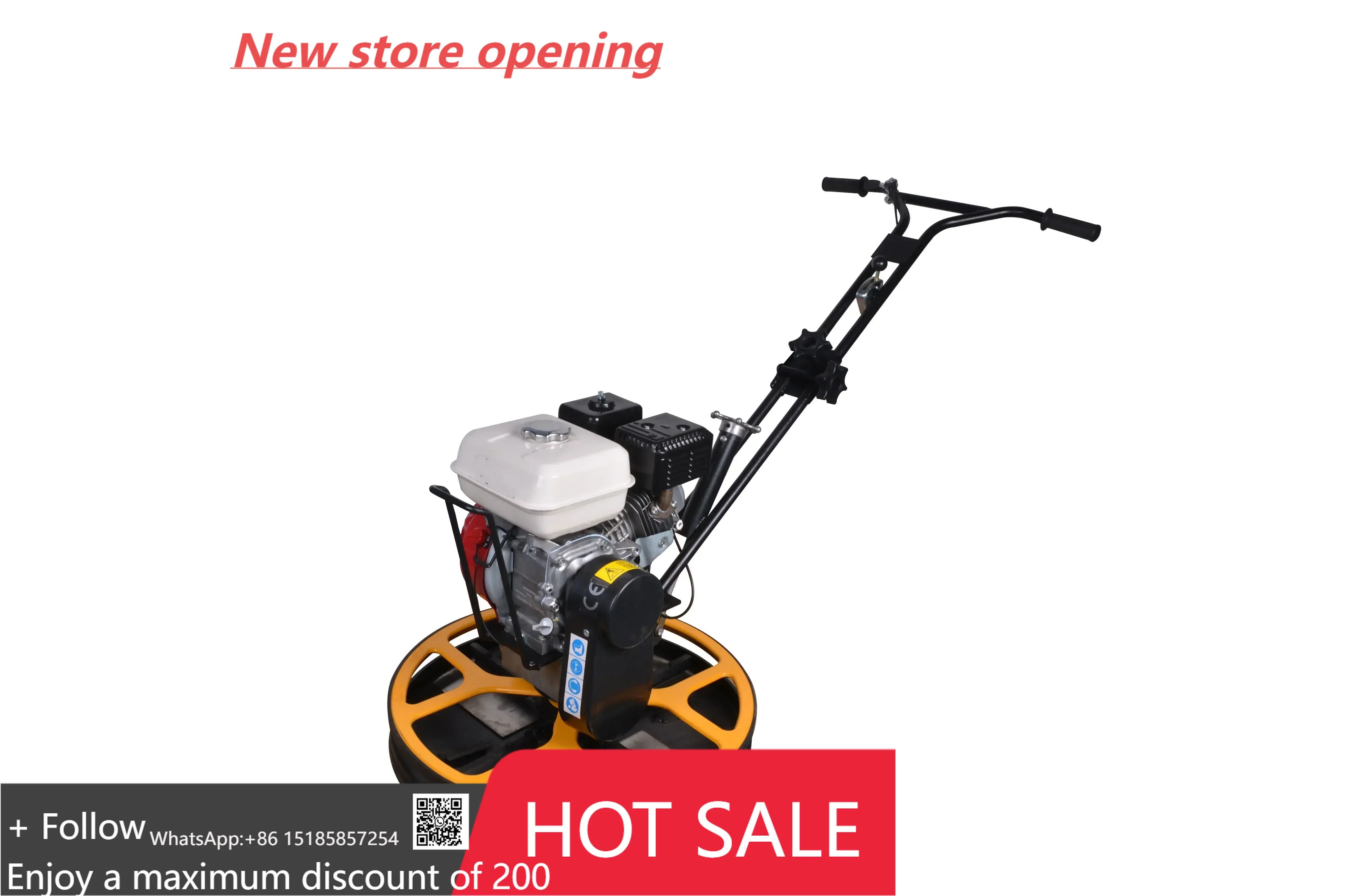 

NEAT 24 INCH CONCRETE POWER TROWEL FOR TROWELING EDGE