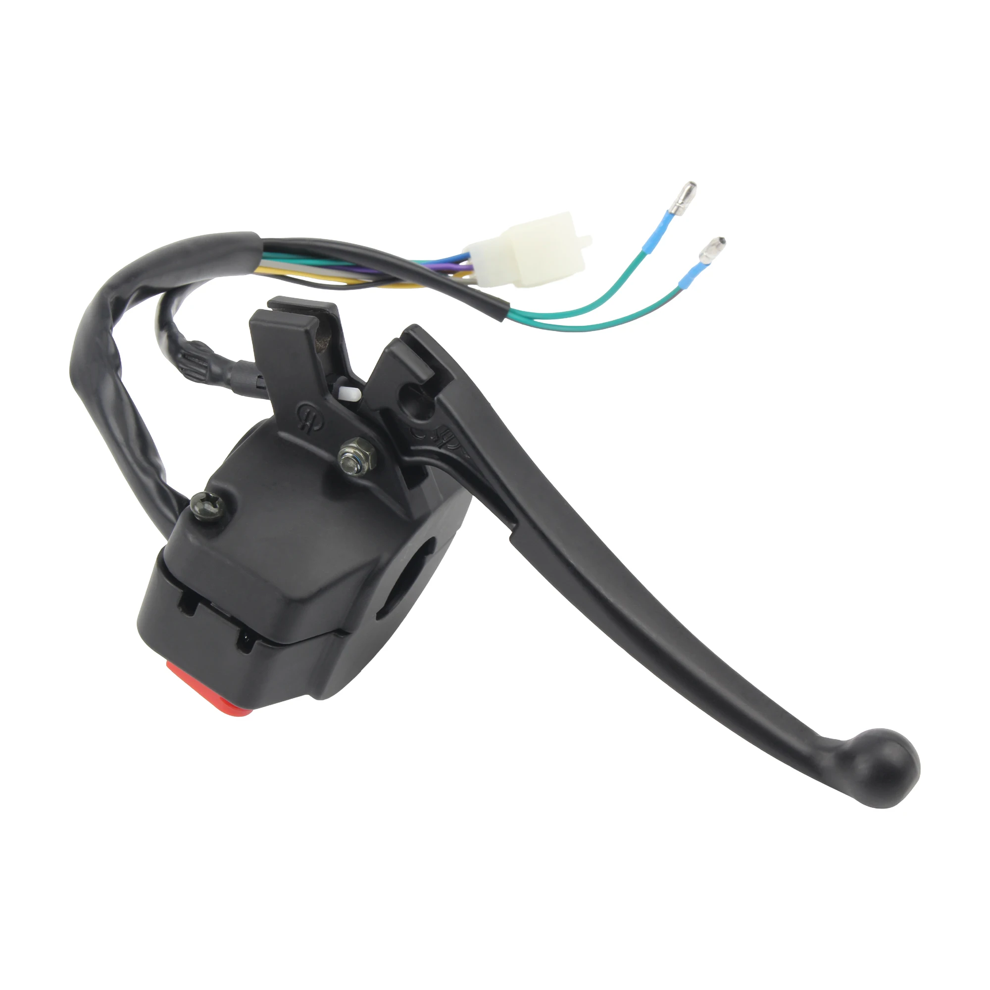 Motorcycle Scooter Moped Brake Lever Handlebar Switch Control Assembly Horn 12v 7/8 Inch 22mm Suitable for GY6 50cc 125cc 150cc