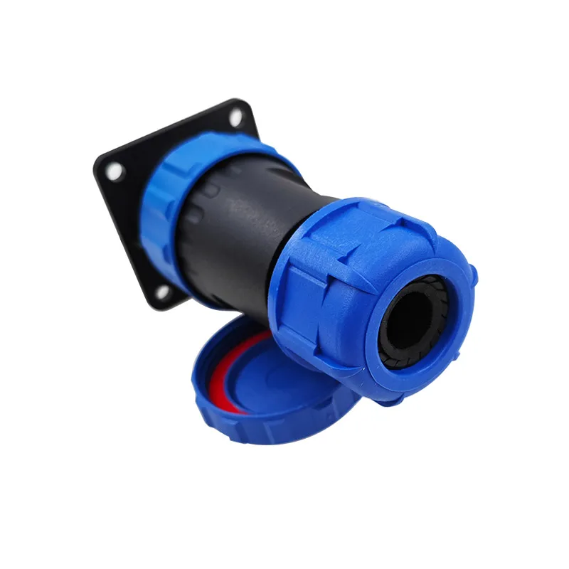 SP28 Straight IP68 Waterproof Connector Flange Socket 2 Pin Various Sizes 3-26 Pins Options Available
