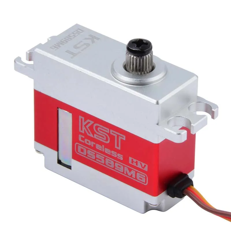 KST DS589MG 565X Helicopter Metal-Gear High-Torque 9.6 kg Swashplate Servo, 500-Class Locking Tail