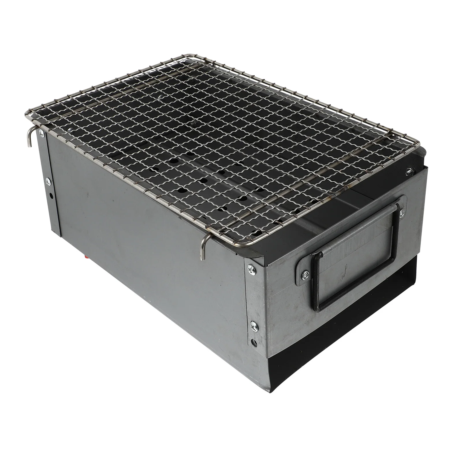 

Portable BBQ Stove Outdoor Charcoal Grill Camping Rust-proof Travel Silver Brazier Lightweight Household Kitchen Gadget Iron