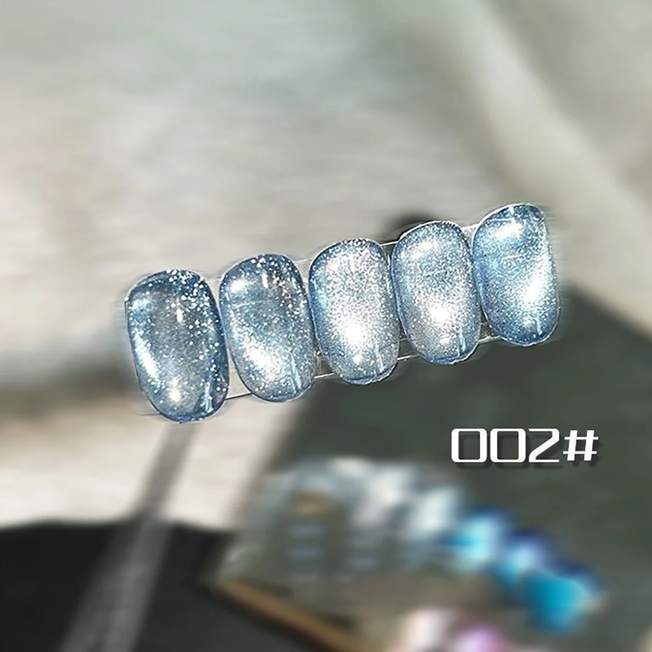 1pcs TC New Mysterious Island Cat Eye Gel Nail Polish Purple High Density Magnetic Powder Blue Cat Eye Nail Art Nail Supplies