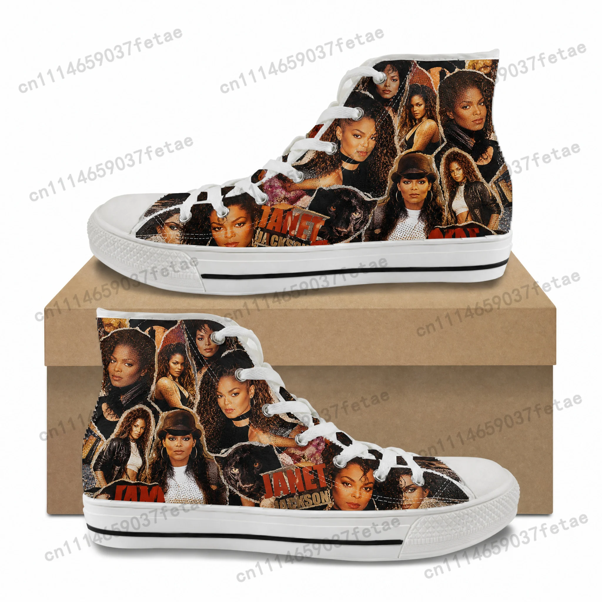 Janet Jackson Low Top High Quality Sneakers Teenager Canvas Sneaker Mens Womens Casual Couple Shoes Customization Shoe