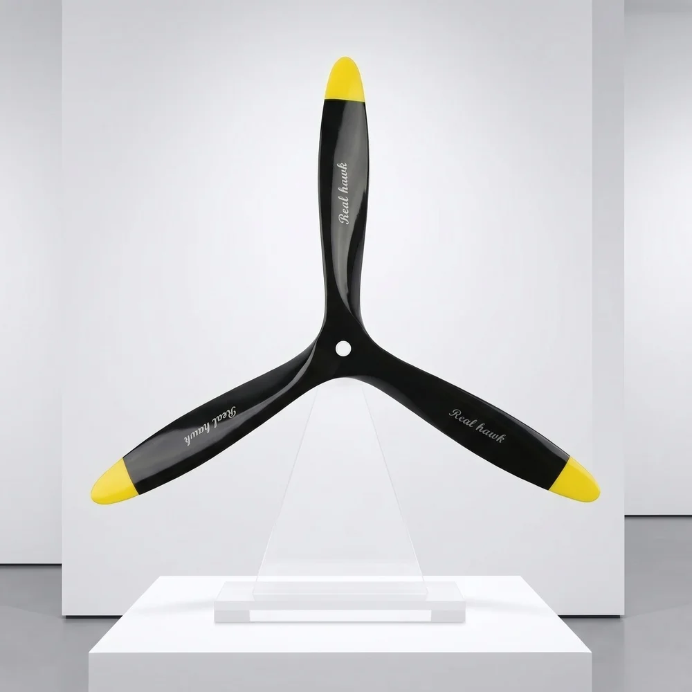 3 Blade 20x6/20x8/20x10/20x12 CCW or CW Black Wooden Propeller High Quality For Scale RC Gas Airplane Model RC parts
