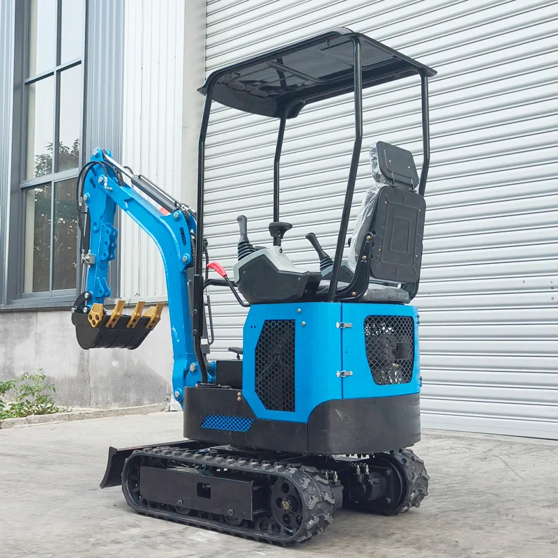 Hot Sale Mini Excavator Hydraulic Crawler Small Digger CE EPA EURO 5 Multi-functional For Farm Garden Construction Free Shipping