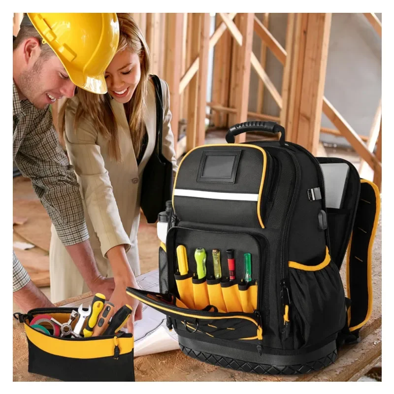 DGEV New Toolkit Portable Tool Storage Bag Thickened Wear-resistant Toolkit Crossbody Toolkit