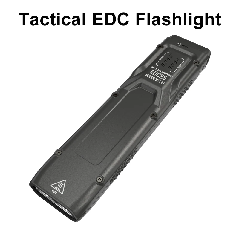 NITECORE EDC25 1700mAh Battery USB-C Rechargeable LED Flashlight Outdoor Light 3000 Lumens 300M Range Camping Torch