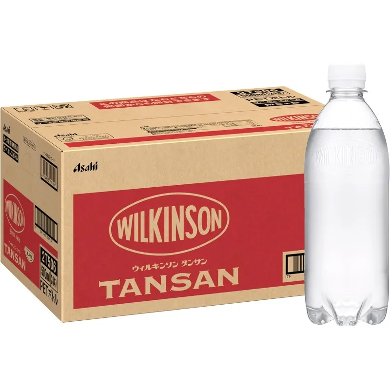 ウィルキンソン アサヒ ソフトドリンク MS+B タンザン ラベルレスボトル 500ml×24本 [炭酸水 国内配送 送料無料]