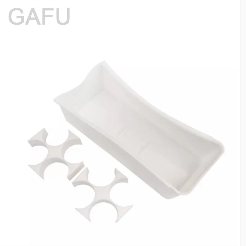 For LEADING IDEAL LiXiang L9 Refrigerator Beverage Fixed Grid Anti-slip Silicone Water Coaster Car Interior Modified Accessories