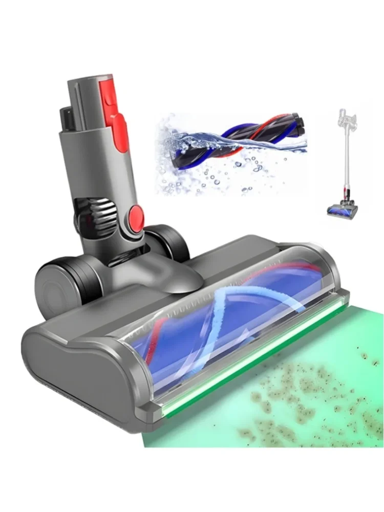 Vakuum-Staubdetektionsleuchte Kompatibel mit Dyson V7 V8 V10 V11 V15 Kabellosen Staubsaugern, LED Versteckte Schmutzdetektionslampe Upgrade-Ersatzzubehör für Tierhaare, Teppiche, Hartböden und