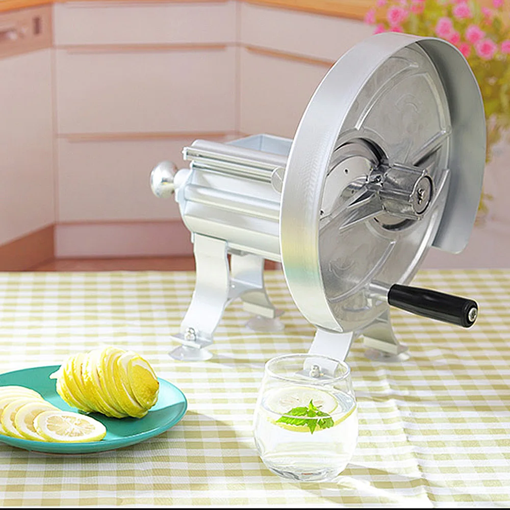 Fatiador de aço inoxidável, processador de batatas fritas, triturador comercial, espessura ajustável, artefato de corte de gengibre