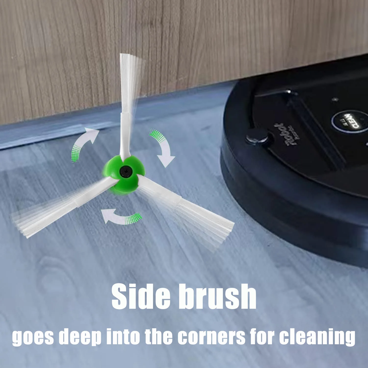 Escova lateral para iRobot, aspirador de pó, i3, i3, i4, i6, i7, i7, i8, i8 Plus, E5, E6, E7, J7, J7 Plus, 12pcs