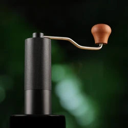 Professional Manual Coffee Grinder Upgrade All-metal Body  Anti-slip Design Portable Grinder Burr Inside
