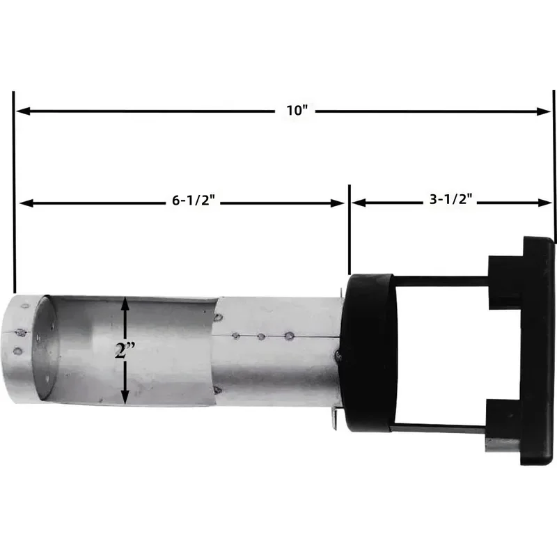 Wood Chip Loader Compatible with Masterbuilt 2 Inch Wide Edition Smoker Accessory Replacement Part Durable Stainless Steel