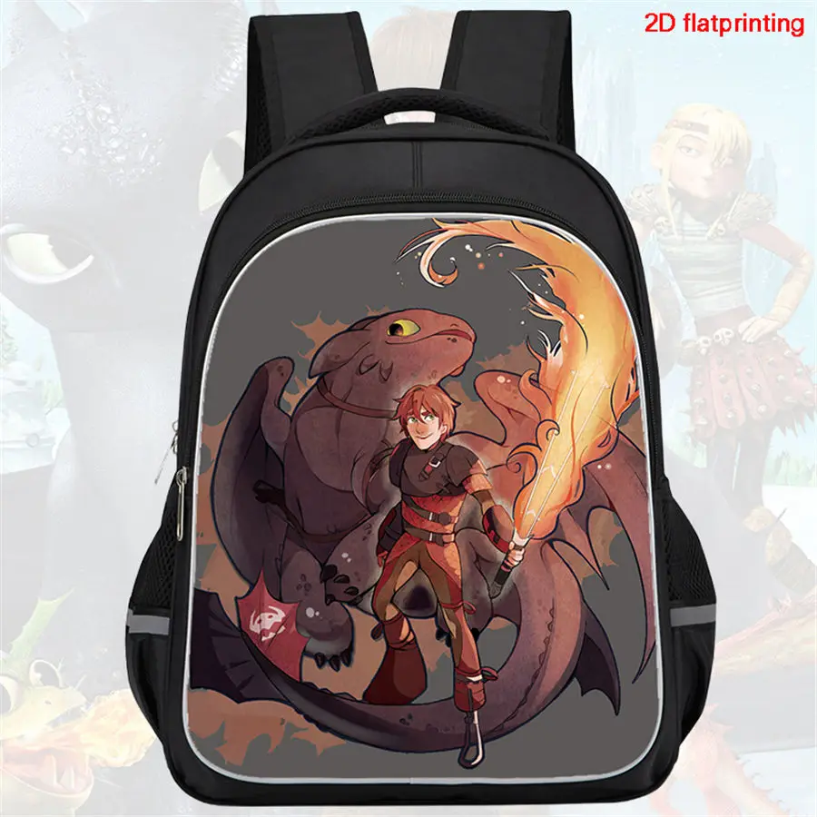 

Double-Zippered Student Backpack, Cartoon-Patterned School Backpack For Both Boys and Girls, Durable Children's Student Backpack