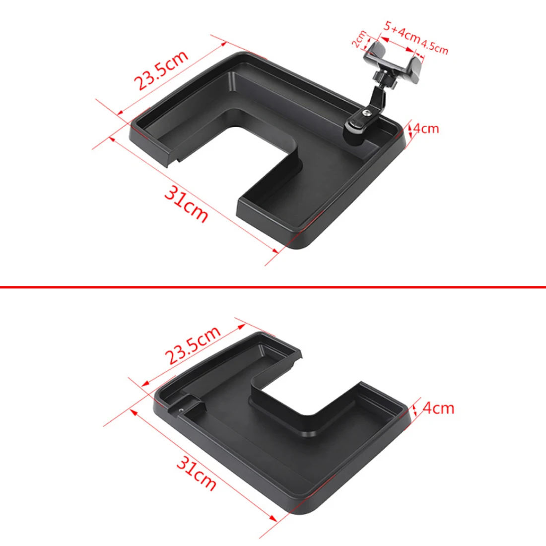 Car Center Console Phone Holder Storage Box Organizer GPS Stand for Ford F-150 Raptor 2009-2012 2013 2014 Interior Accessories