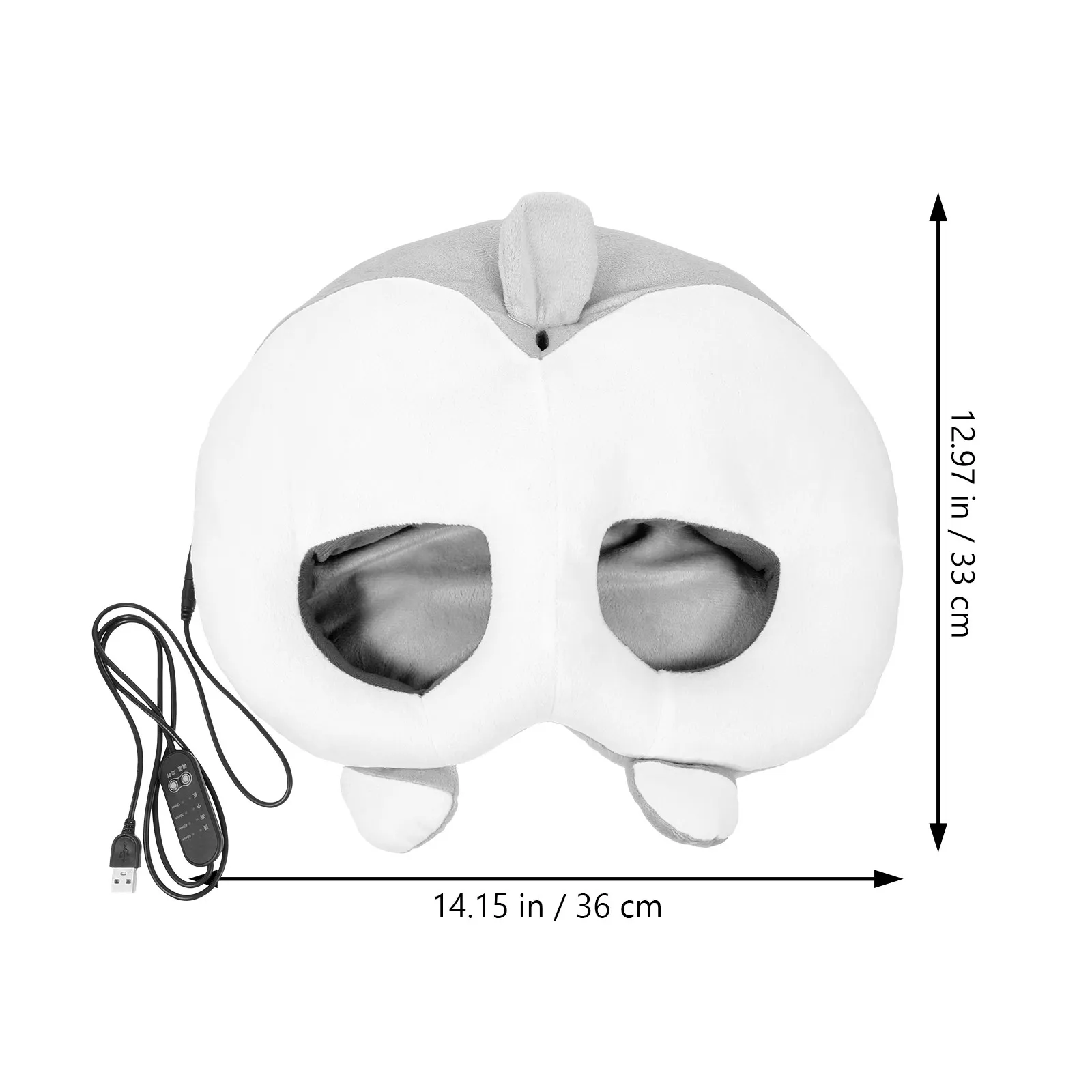 1Set USB Foot Warmer Heating Shoes Soft Warm Winter Feet Heating Cushion Electric Heated Foot Warmer Office Study Use