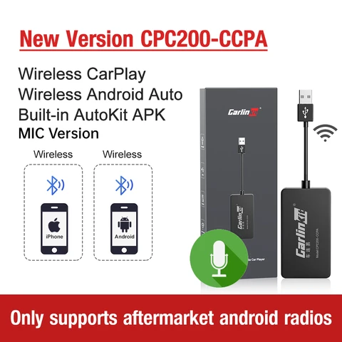 LoadKey & Carlinkit Проводной и беспроводной CarPlay Беспроводной Android Auto Dongle для модификации Android-экрана автомобиля Ariplay Smart Link IOS15