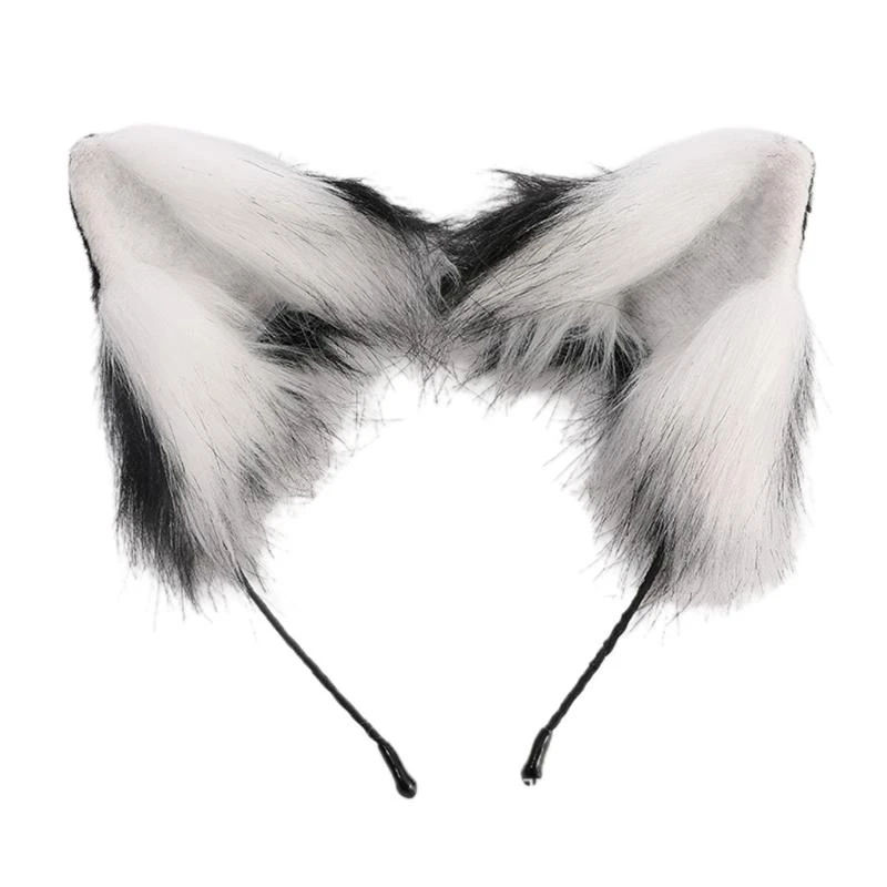 Furry for Cat Animal Ears Geste per faro lungo Accessori per cosplay