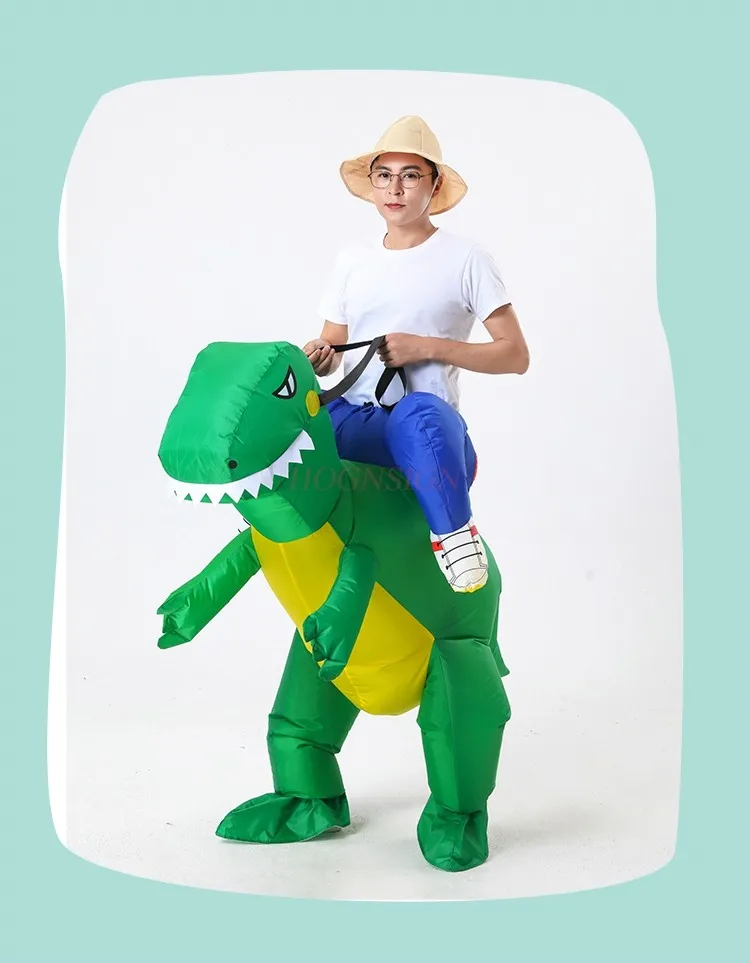 ตุ๊กตาขี่, ขี่เสื้อผ้าตลก, เสื้อผ้าประสิทธิภาพคริสต์มาส Tyrannosaurus Rex, เสื้อผ้าเป่าลมไดโนเสาร์สําหรับเด็ก