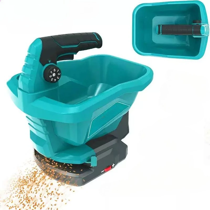 Agricultural Lithium Battery Electric Fertilizer Spreader and Sowing Machine Grass Seed Vegetable Small Seeder