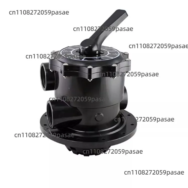 Swimming Pool Filter Sand Tank 6 Position Valve 2Inch Top Mount Valve Head Water Treatment Multi Port Valve Flange Connection