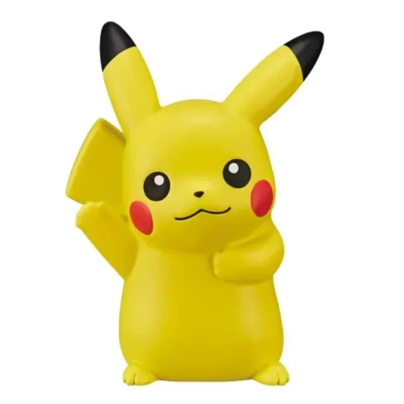 BANDAI Anime Pokemon Lechonk Smoliv Pawmi Meowth Finger Doll Gifts for Children or Collection Genuine Action Figure Model Toys