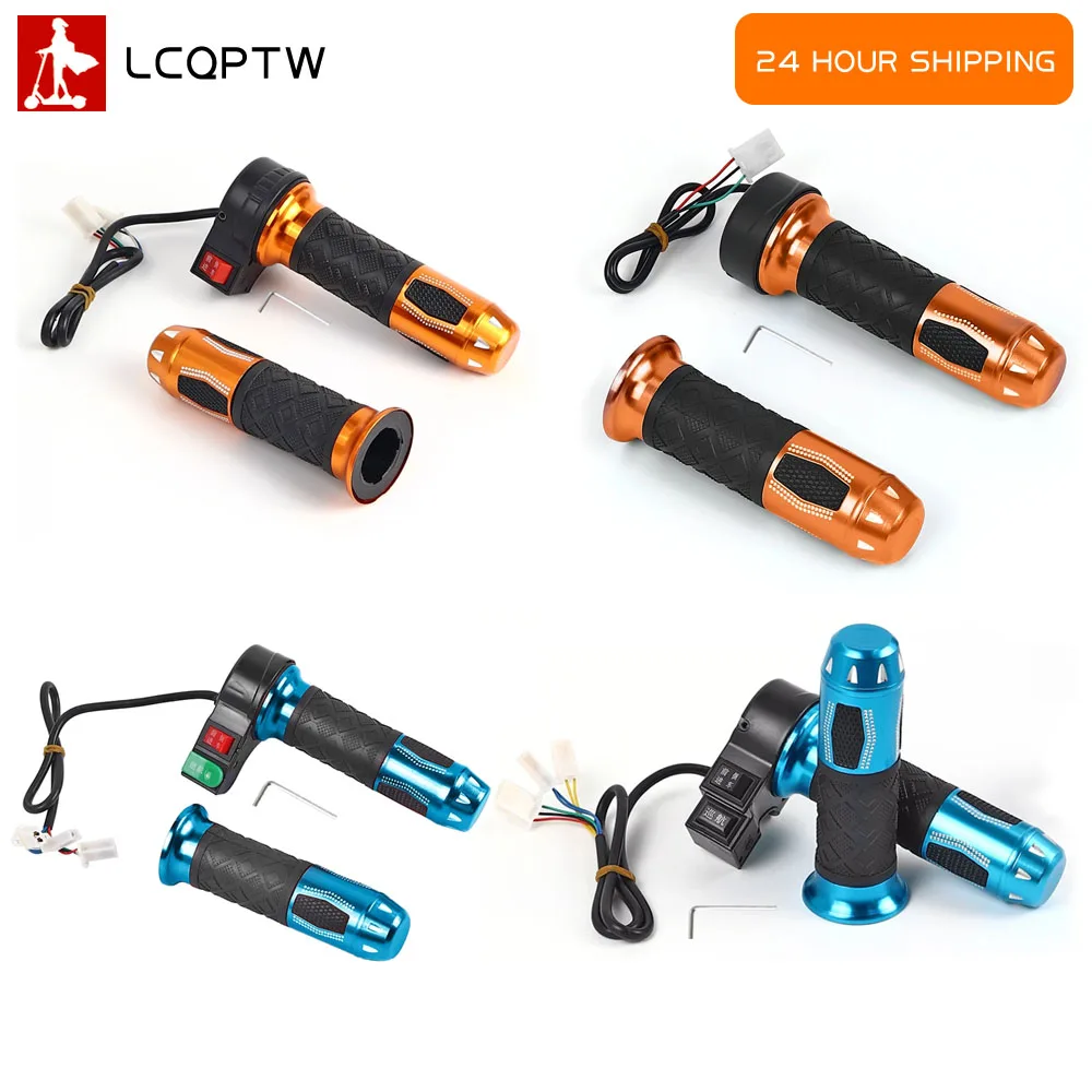 Electric Bicycle Scooter Aluminum Alloy Rolling Handle Set High Medium Low Speed Forward Reverse Accelerator Twist Throttle Part