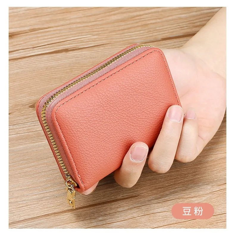 Driver's License, Id Card, Bank Card, Multi Slot Leather Wallet, Large Capacity, Multifunctional, Waterproof, Privacy Handbag