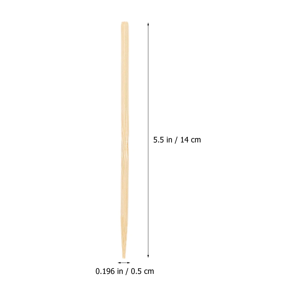 150pcs Bamboo Scratch Stylus 5mm 14cm Art Pens Multipurpose Child Party DIY Safe Durable No Burrs Develop Imagination Killing