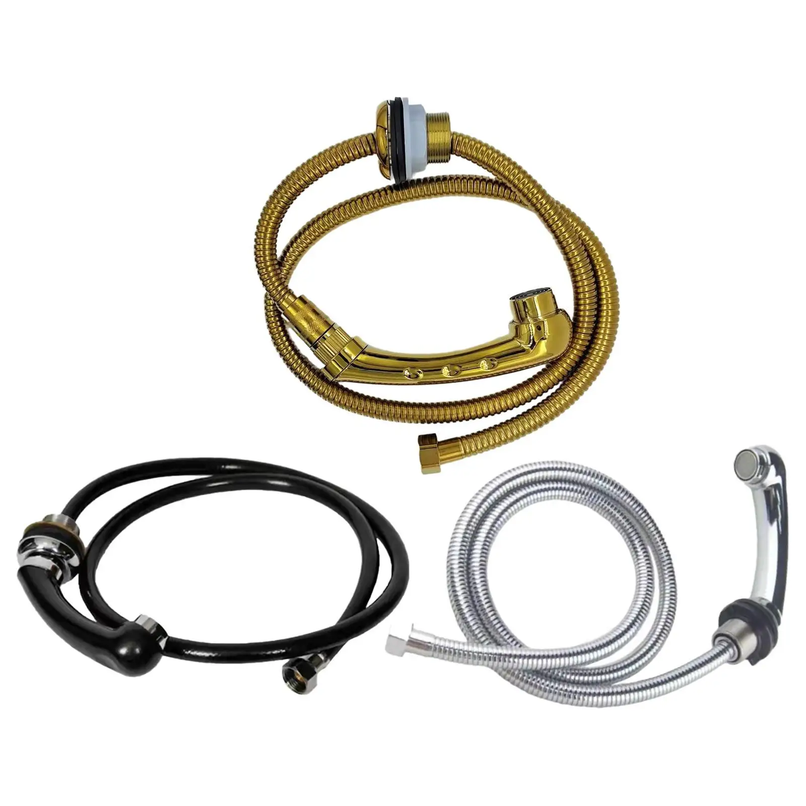 

Salon Shampoo Bowl Spray Head Equipment Professional with Hose Sturdy Replacement Sprayer Hose for Beauty Barber Shop SPA Salon